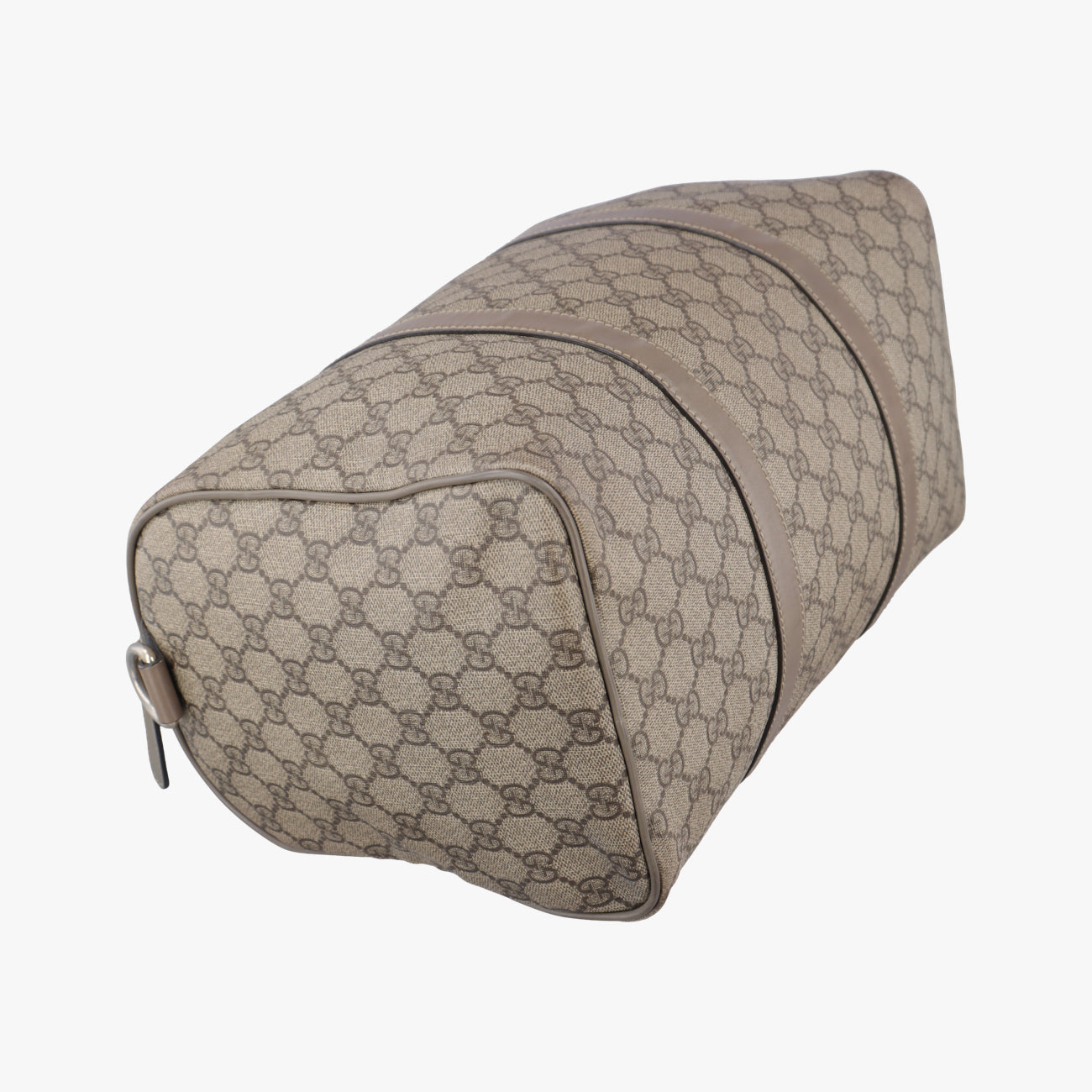 Pre-owned Gucci GG plus Spring Joy GG Supreme Brown PVC coated canvas 193603 handbag | stylenewstar