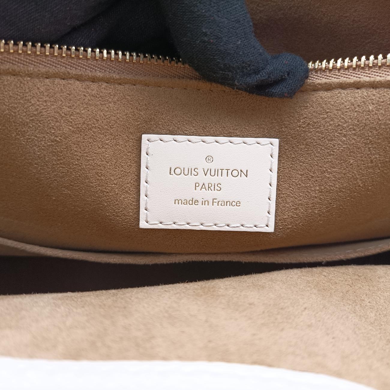 Pre-owned Louis Vuitton OntheGo GM Creme Monogram Empreinte M45081 shoulderbag | stylenewstar