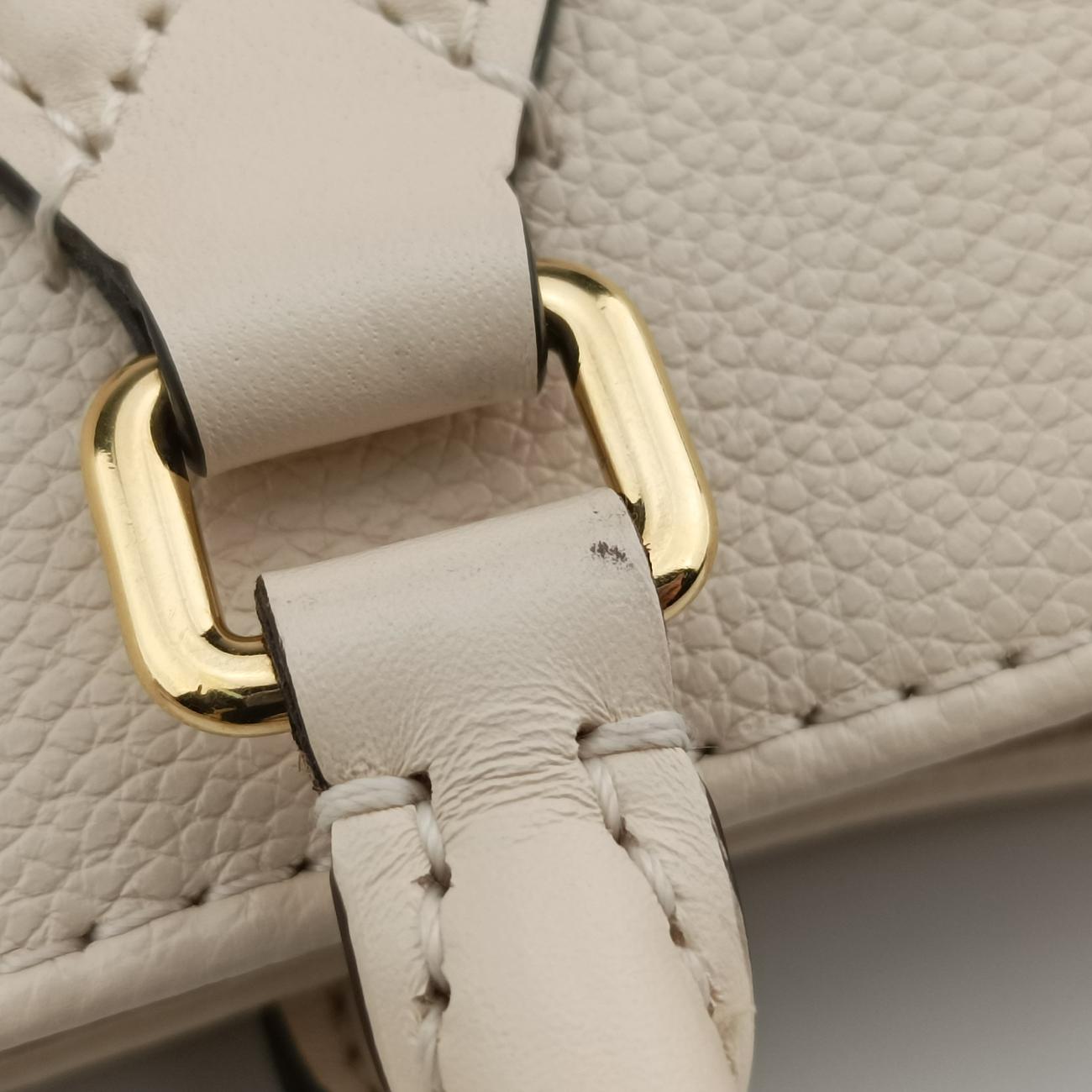 Pre-owned Louis Vuitton OntheGo GM Creme Monogram Empreinte M45081 shoulderbag | stylenewstar