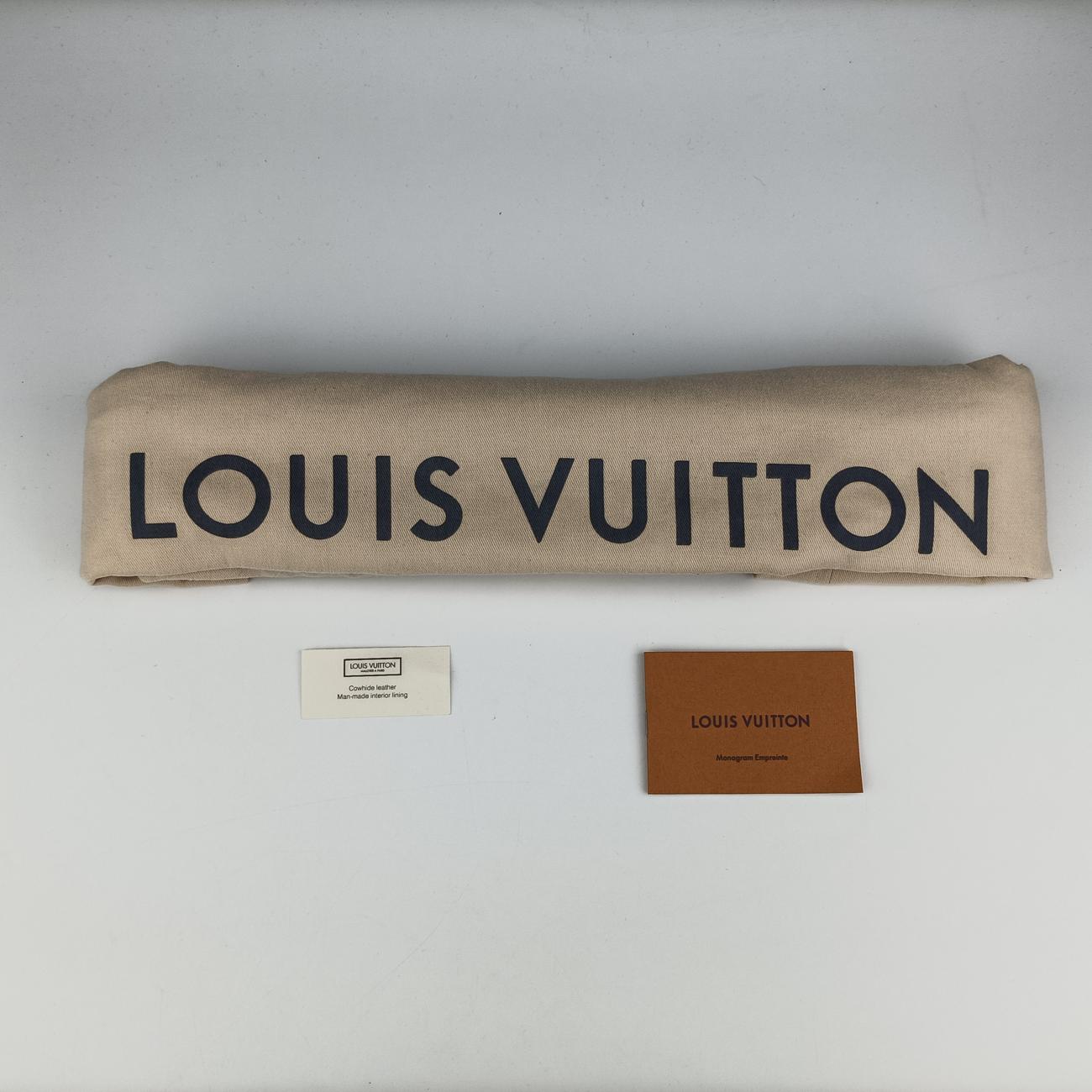 Pre-owned Louis Vuitton OntheGo GM Creme Monogram Empreinte M45081 shoulderbag | stylenewstar