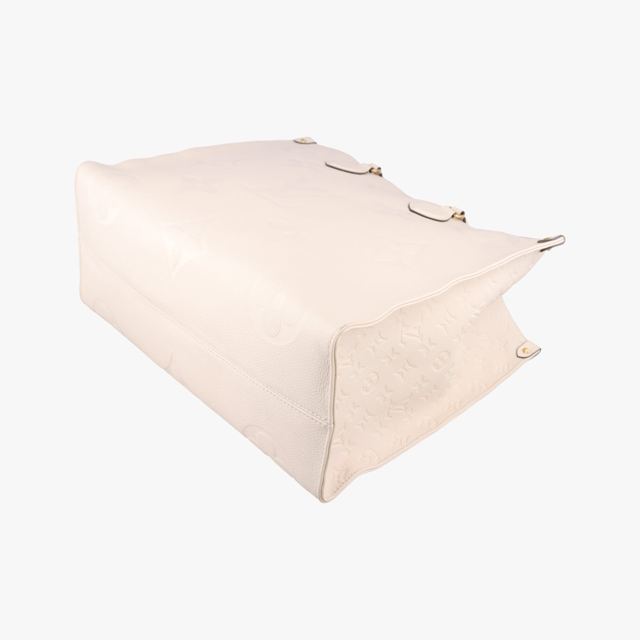 Pre-owned Louis Vuitton OntheGo GM Creme Monogram Empreinte M45081 shoulderbag | stylenewstar