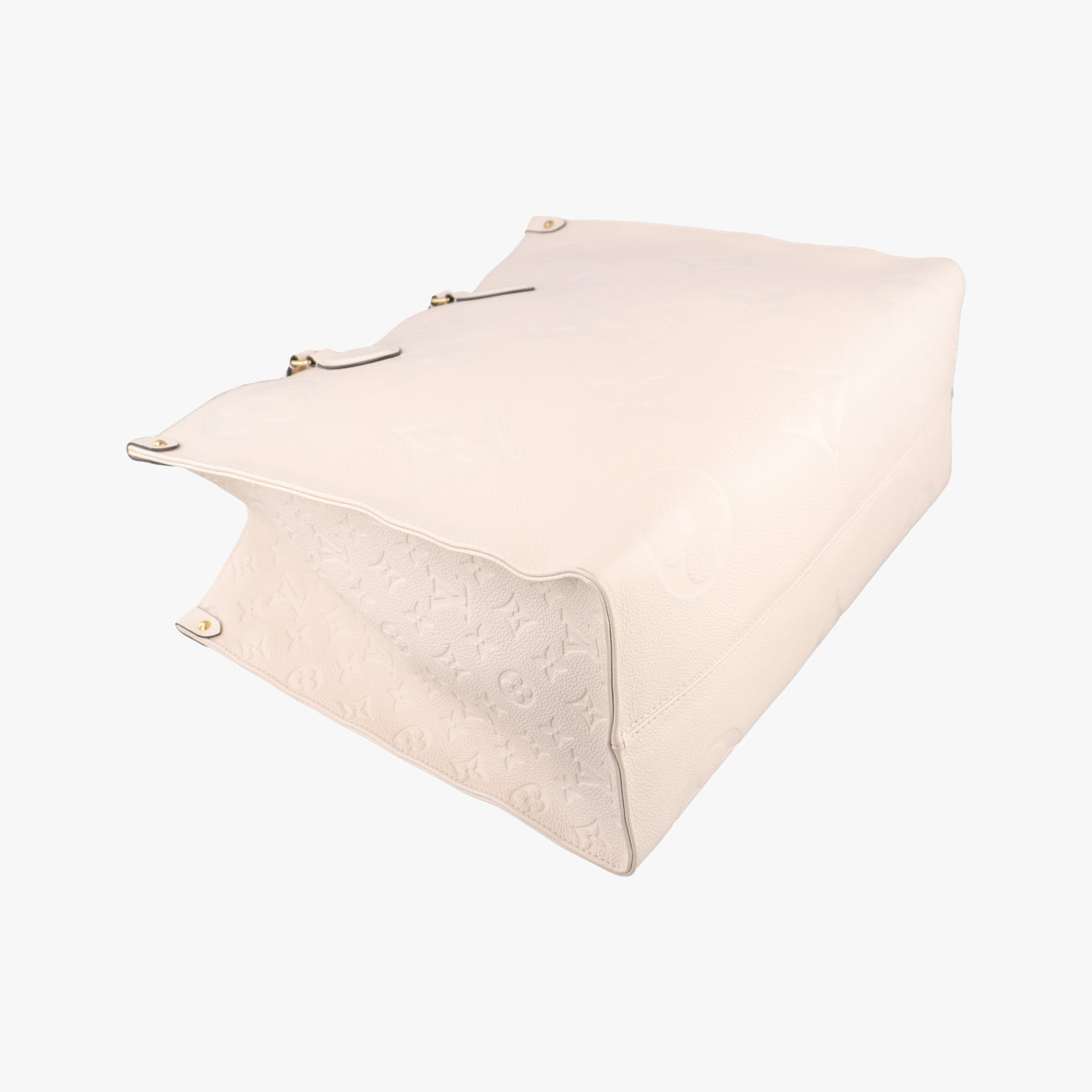 Pre-owned Louis Vuitton OntheGo GM Creme Monogram Empreinte M45081 shoulderbag | stylenewstar