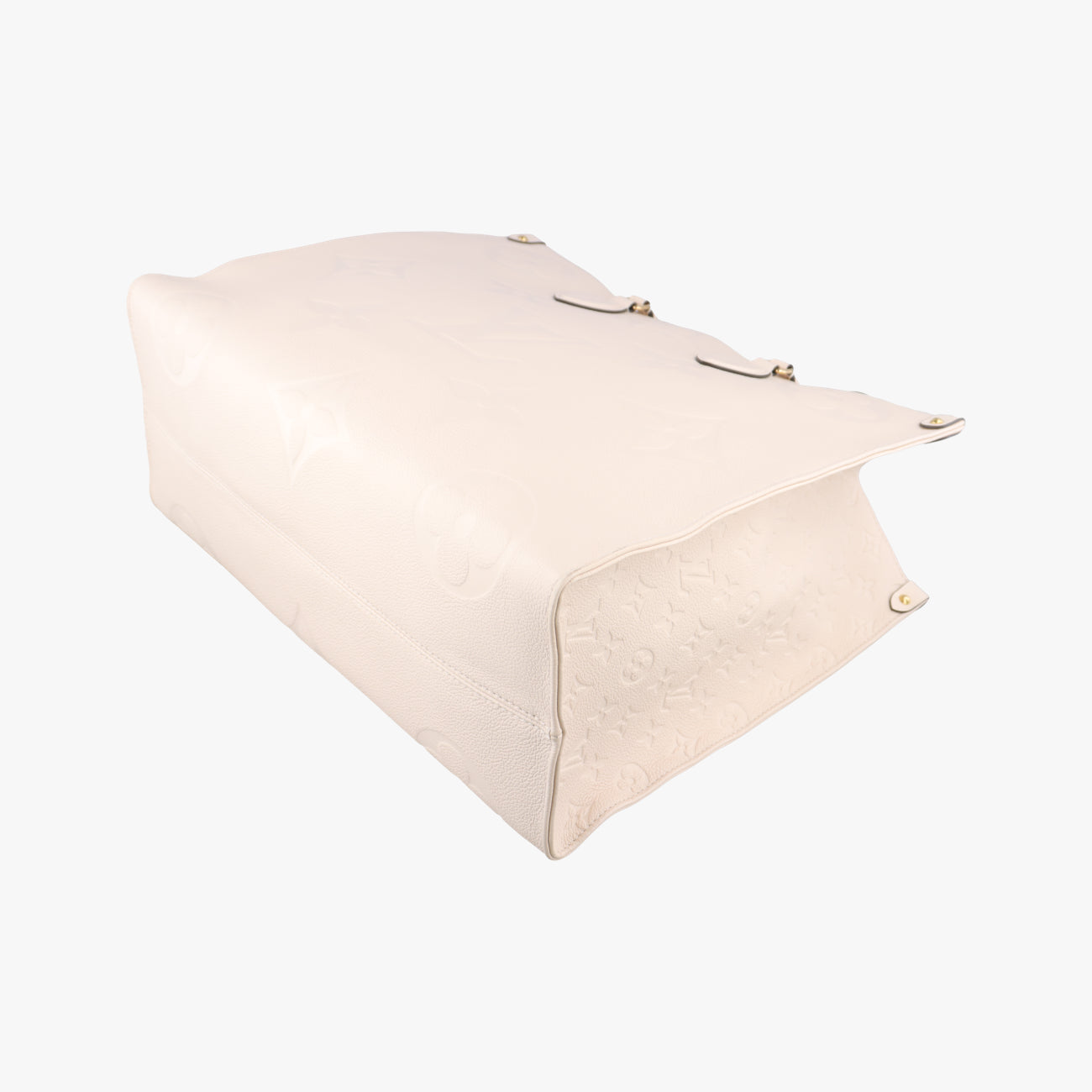 Pre-owned Louis Vuitton OntheGo GM Creme Monogram Empreinte M45081 shoulderbag | stylenewstar