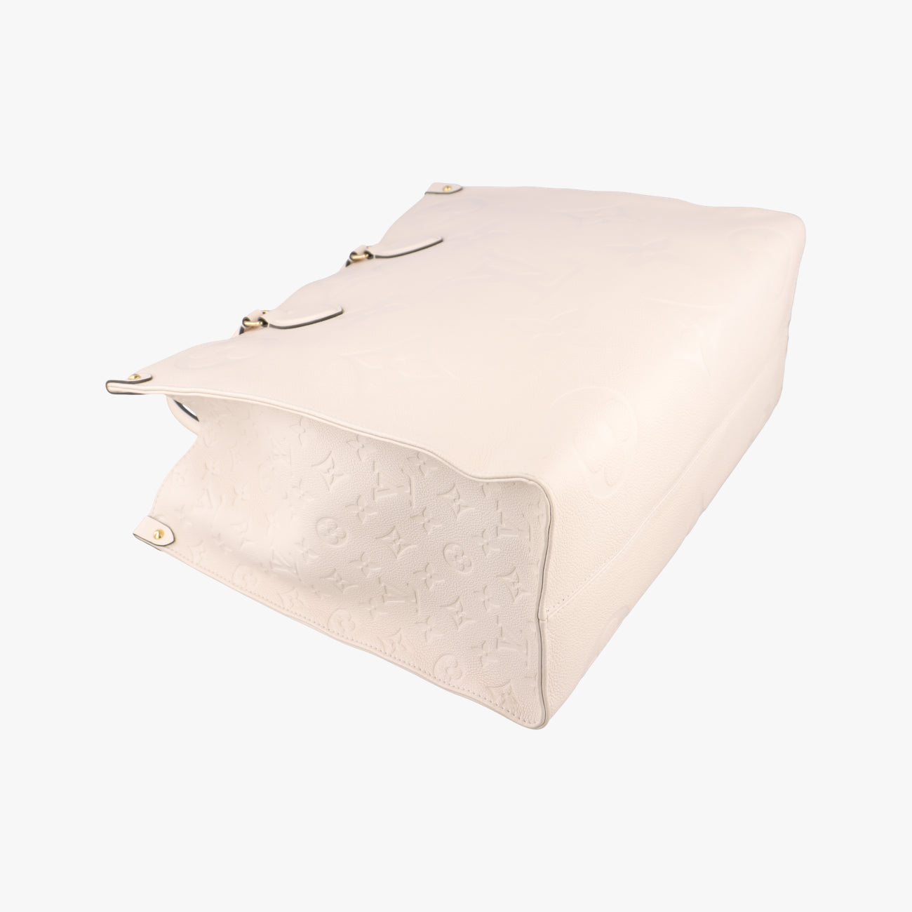 Pre-owned Louis Vuitton OntheGo GM Creme Monogram Empreinte M45081 shoulderbag | stylenewstar