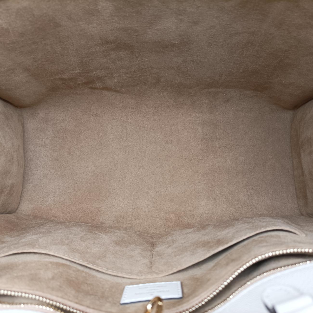 Pre-owned Louis Vuitton OntheGo GM Creme Monogram Empreinte M45081 shoulderbag | stylenewstar