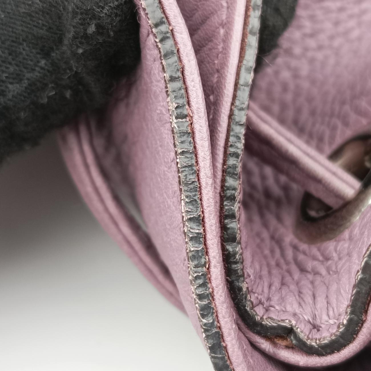 Secondhand Gucci Bamboo fringe tassel Purple Leather 370833 backpack/rucksack | stylenewstar