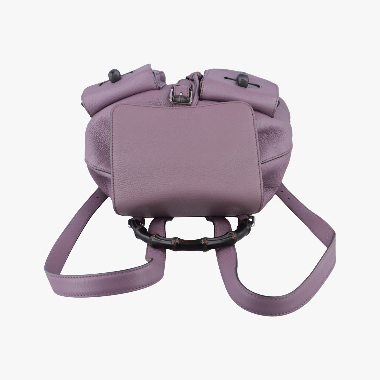 Secondhand Gucci Bamboo fringe tassel Purple Leather 370833 backpack/rucksack | stylenewstar