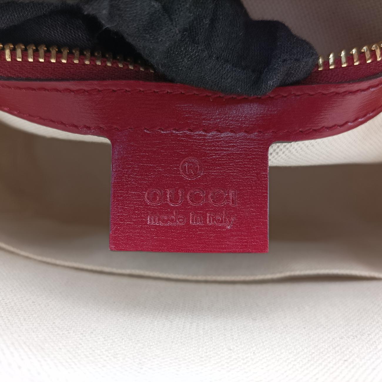 Pre-owned Gucci Horsebit 1955 Burgundy Leather 621220 shoulderbag | stylenewstar