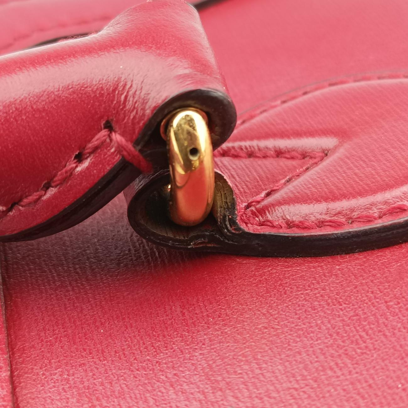 Pre-owned Gucci Horsebit 1955 Burgundy Leather 621220 shoulderbag | stylenewstar