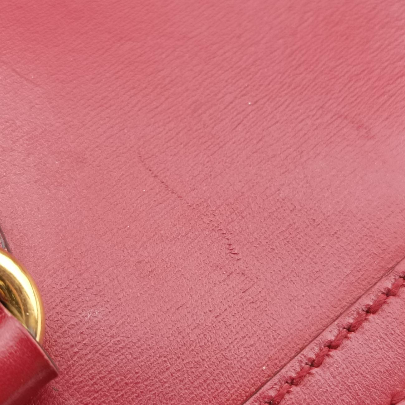 Pre-owned Gucci Horsebit 1955 Burgundy Leather 621220 shoulderbag | stylenewstar