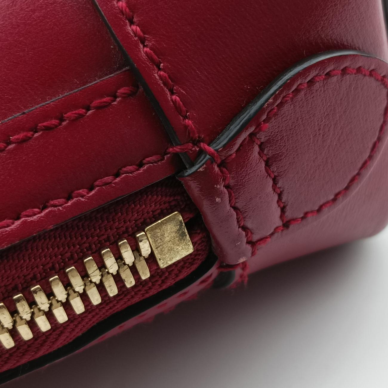 Pre-owned Gucci Horsebit 1955 Burgundy Leather 621220 shoulderbag | stylenewstar