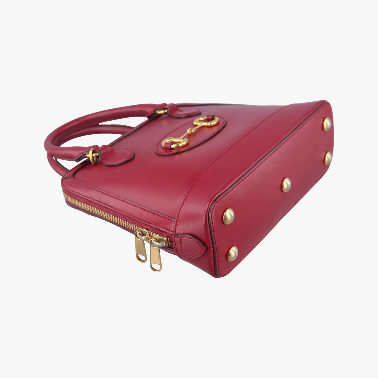 Pre-owned Gucci Horsebit 1955 Burgundy Leather 621220 shoulderbag | stylenewstar