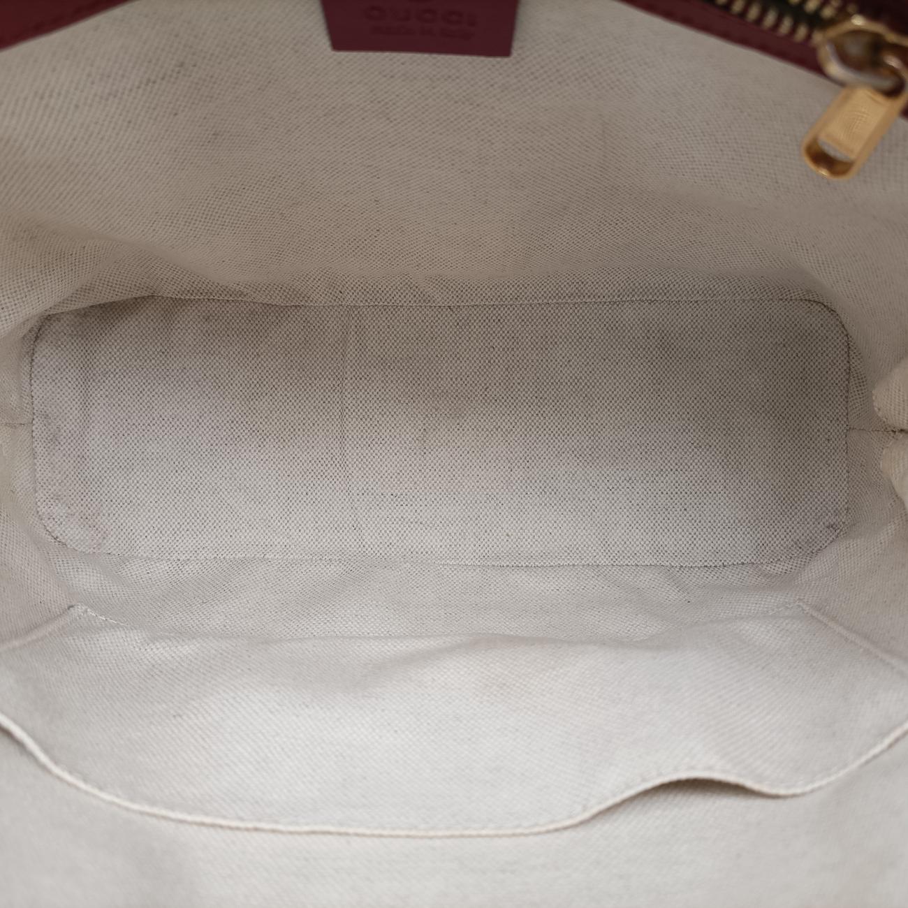 Pre-owned Gucci Horsebit 1955 Burgundy Leather 621220 shoulderbag | stylenewstar