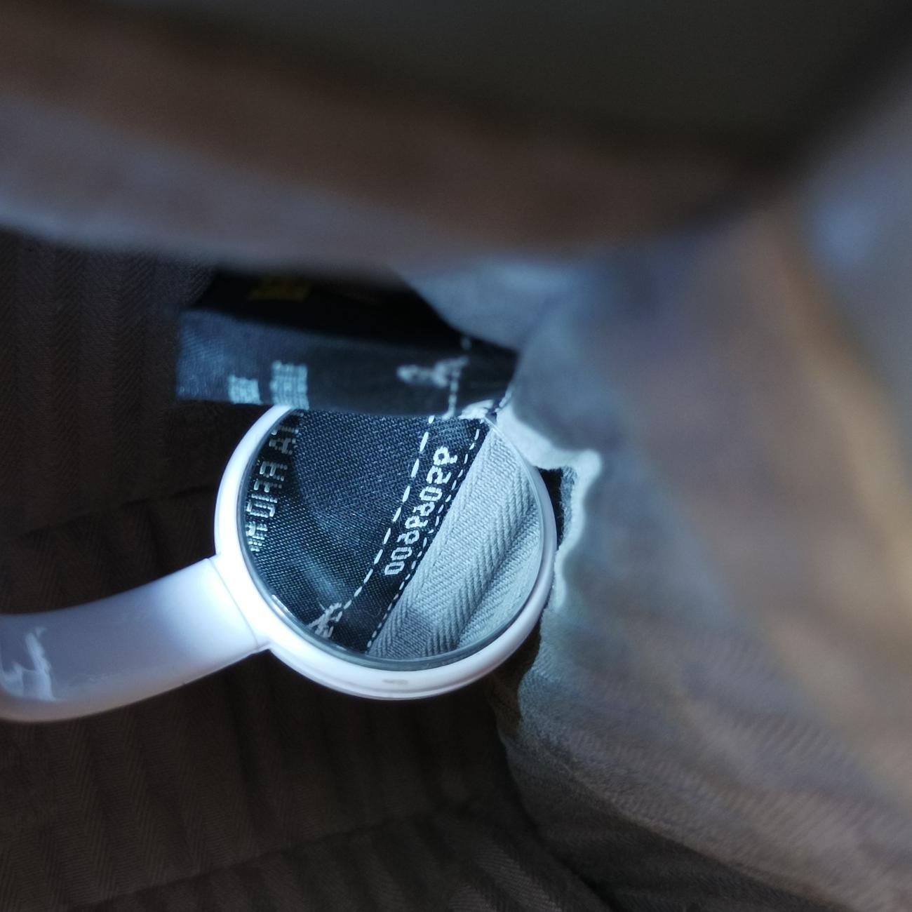 Pre-owned Fendi Petite 2 JOURS Grey Leather 8BH253 handbag | stylenewstar