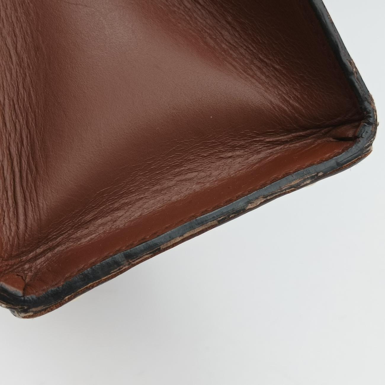 Pre-owned Gucci Padlock Beige×black PVC coated canvas×Leather 432674 shoulderbag | stylenewstar