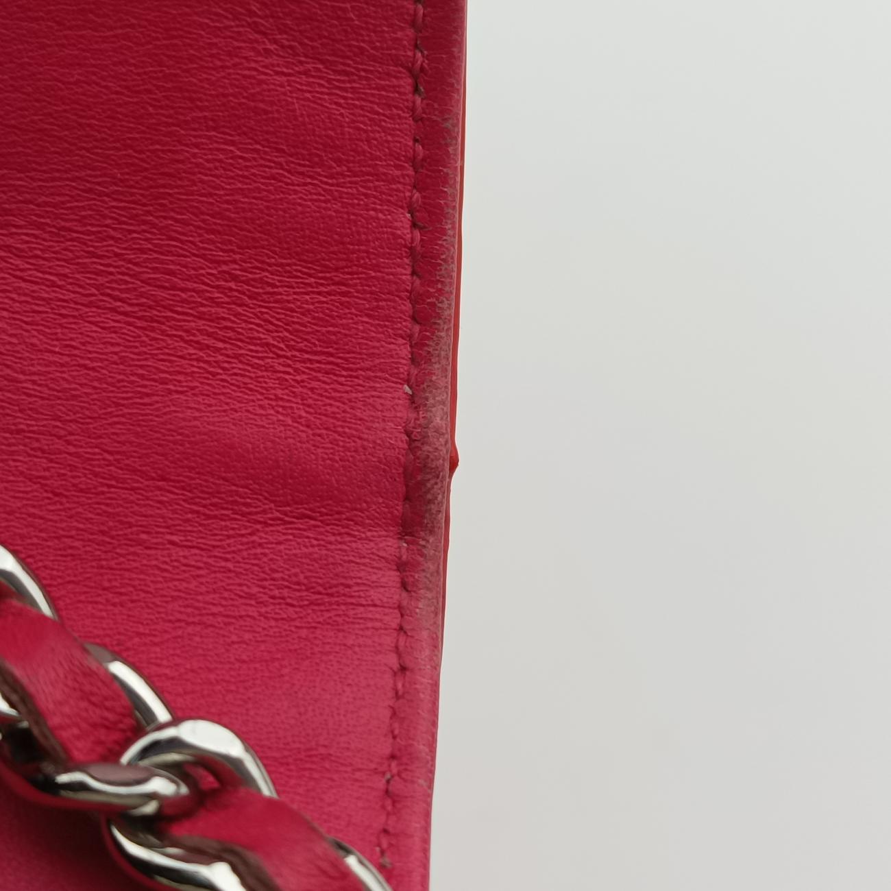 Pre-owned Chanel cocomark CLASSIC Red Patent A69088 shoulderbag | stylenewstar