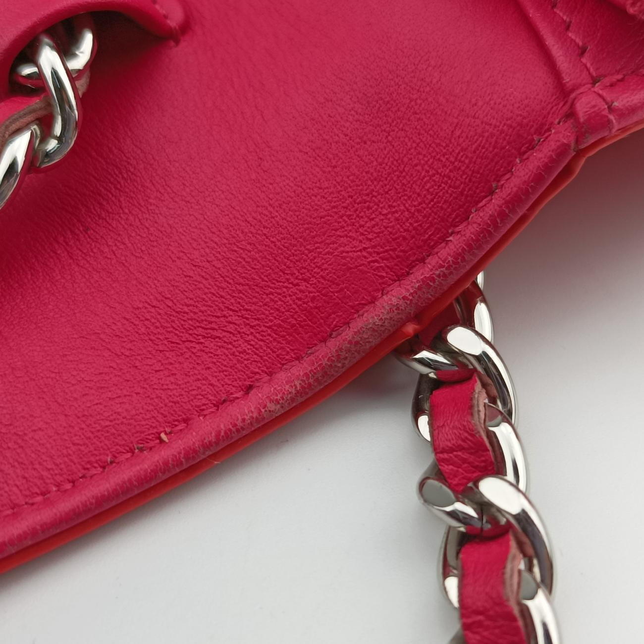 Pre-owned Chanel cocomark CLASSIC Red Patent A69088 shoulderbag | stylenewstar