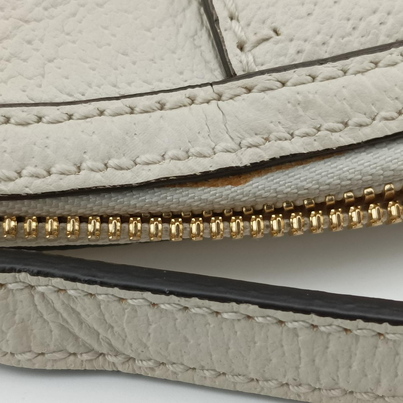 Pre-owned Gucci Ophidia White×Navy×Red Leather 499621 shoulderbag | stylenewstar