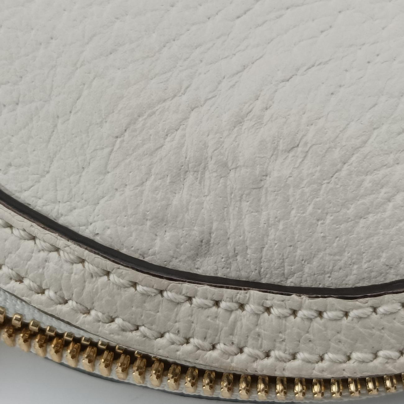 Pre-owned Gucci Ophidia White×Navy×Red Leather 499621 shoulderbag | stylenewstar