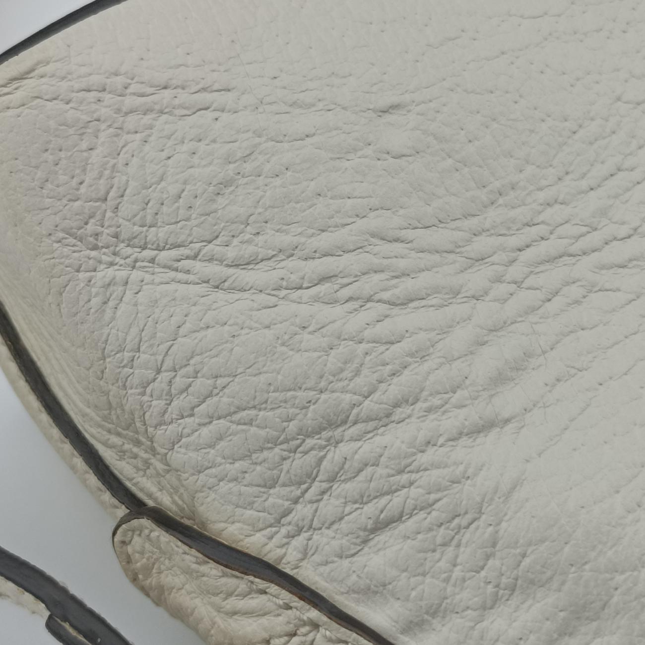 Pre-owned Gucci Ophidia White×Navy×Red Leather 499621 shoulderbag | stylenewstar