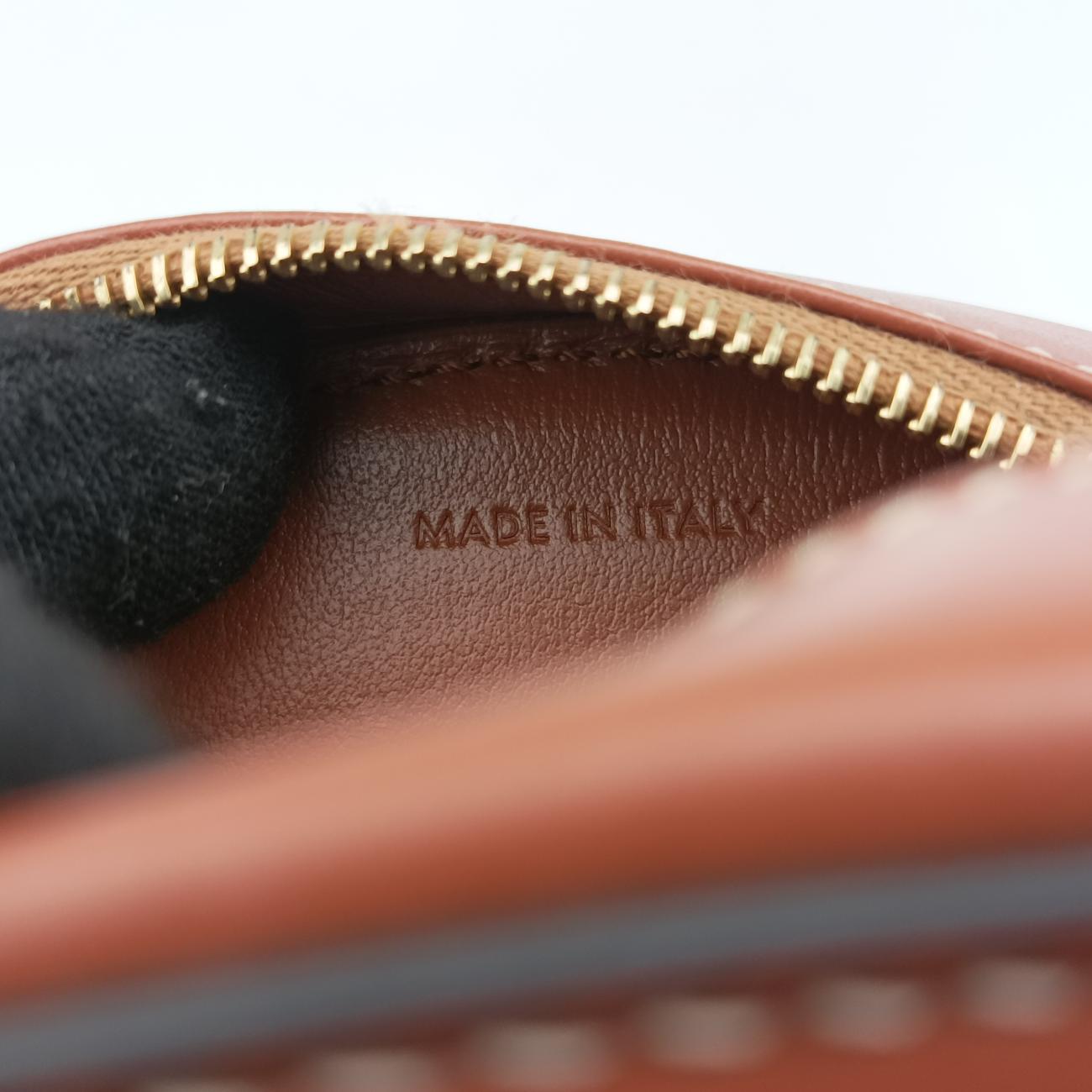 Vintage Celine Oval Purse Cuir Triomphe Brown Leather  shoulderbag | stylenewstar