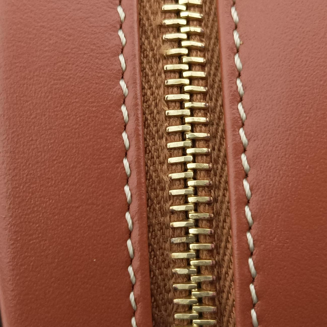 Vintage Celine Oval Purse Cuir Triomphe Brown Leather  shoulderbag | stylenewstar