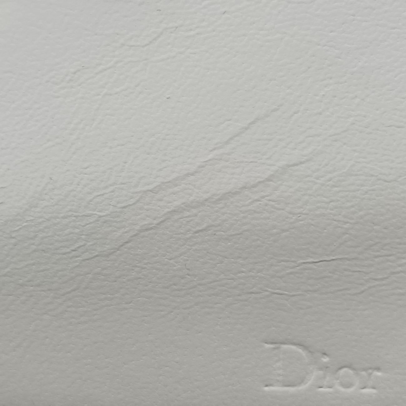 Pre-owned Christian Dior Diorama White Leather  shoulderbag | stylenewstar