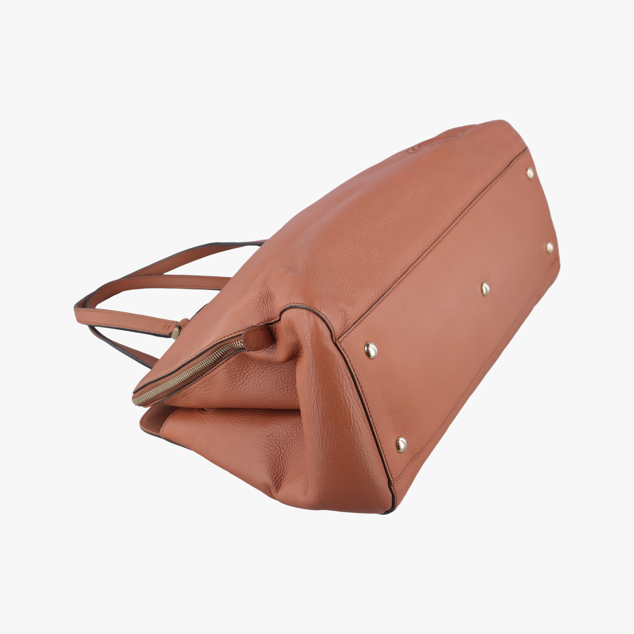 Vintage Gucci Soho GG logo Brown Leather 338970 shoulderbag | stylenewstar