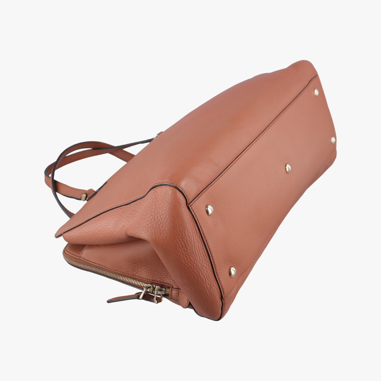 Vintage Gucci Soho GG logo Brown Leather 338970 shoulderbag | stylenewstar