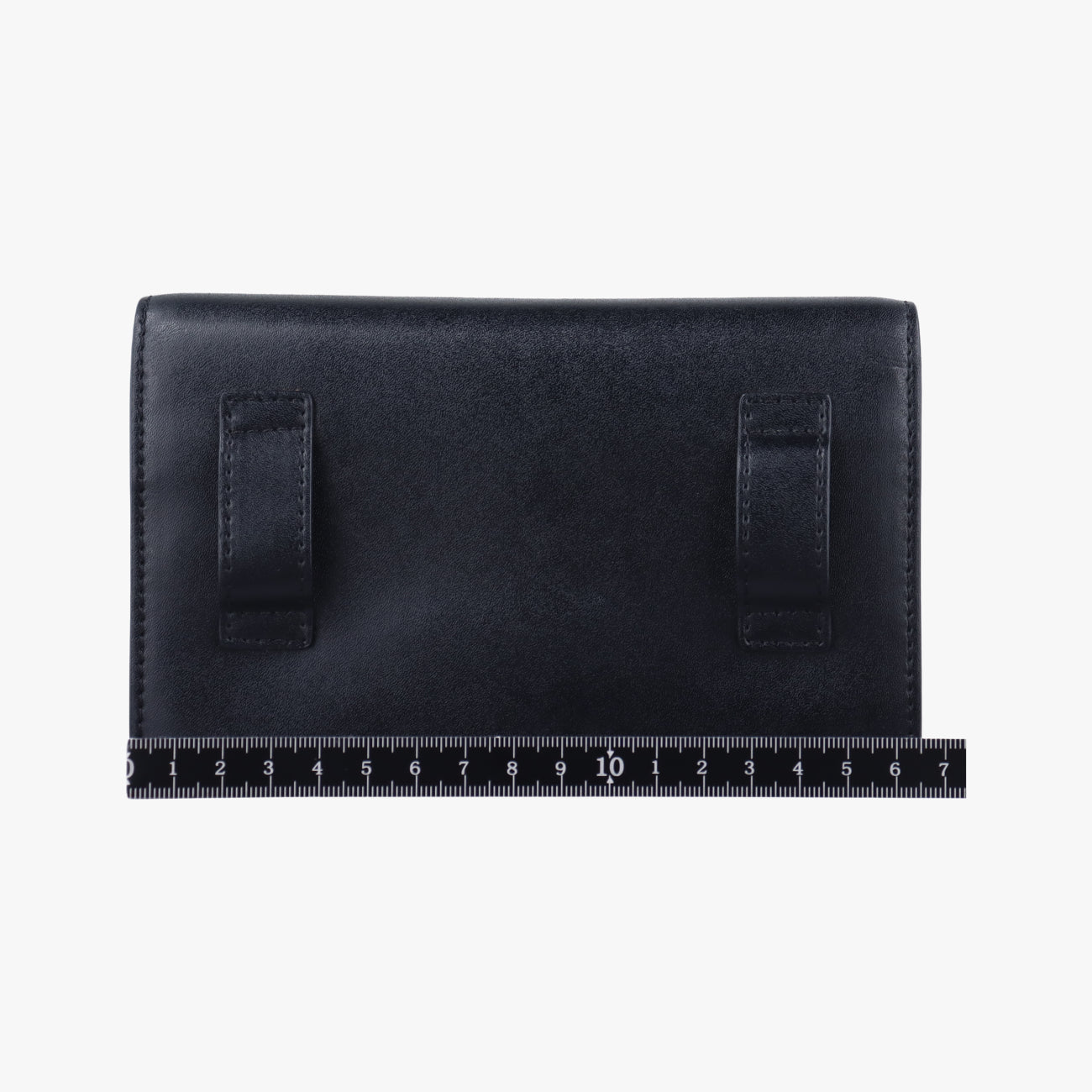 Pre-owned Fendi F is Black Leather 8BM005 shoulderbag | stylenewstar