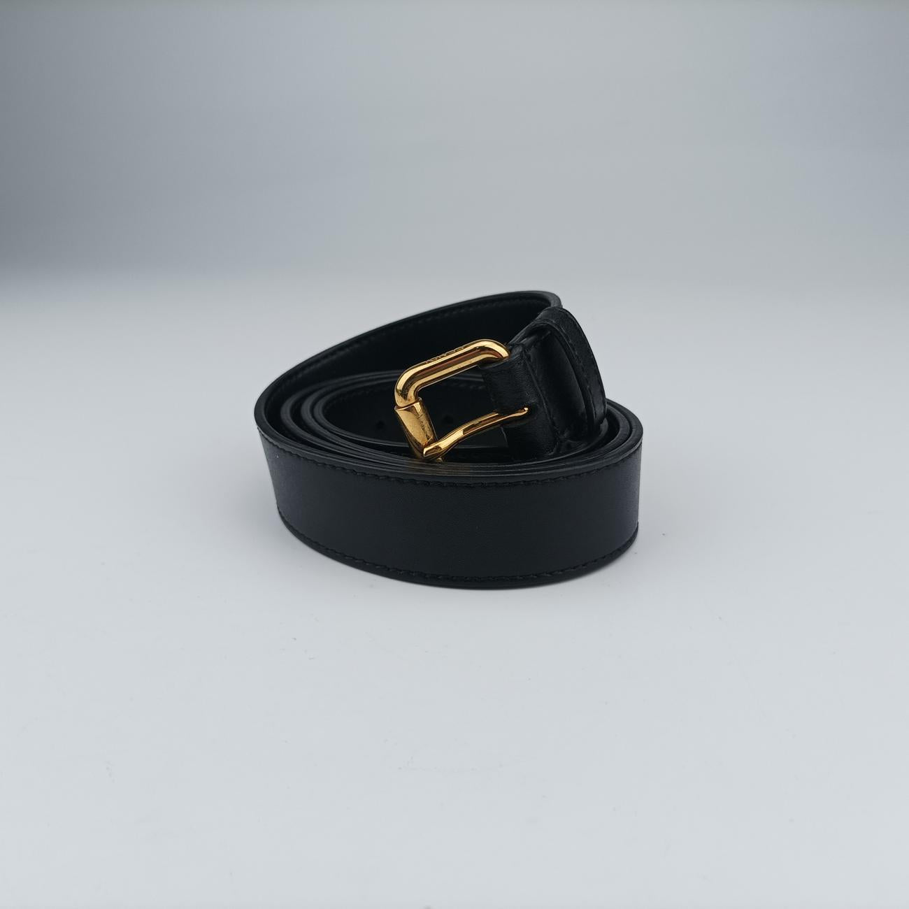 Pre-owned Fendi F is Black Leather 8BM005 shoulderbag | stylenewstar