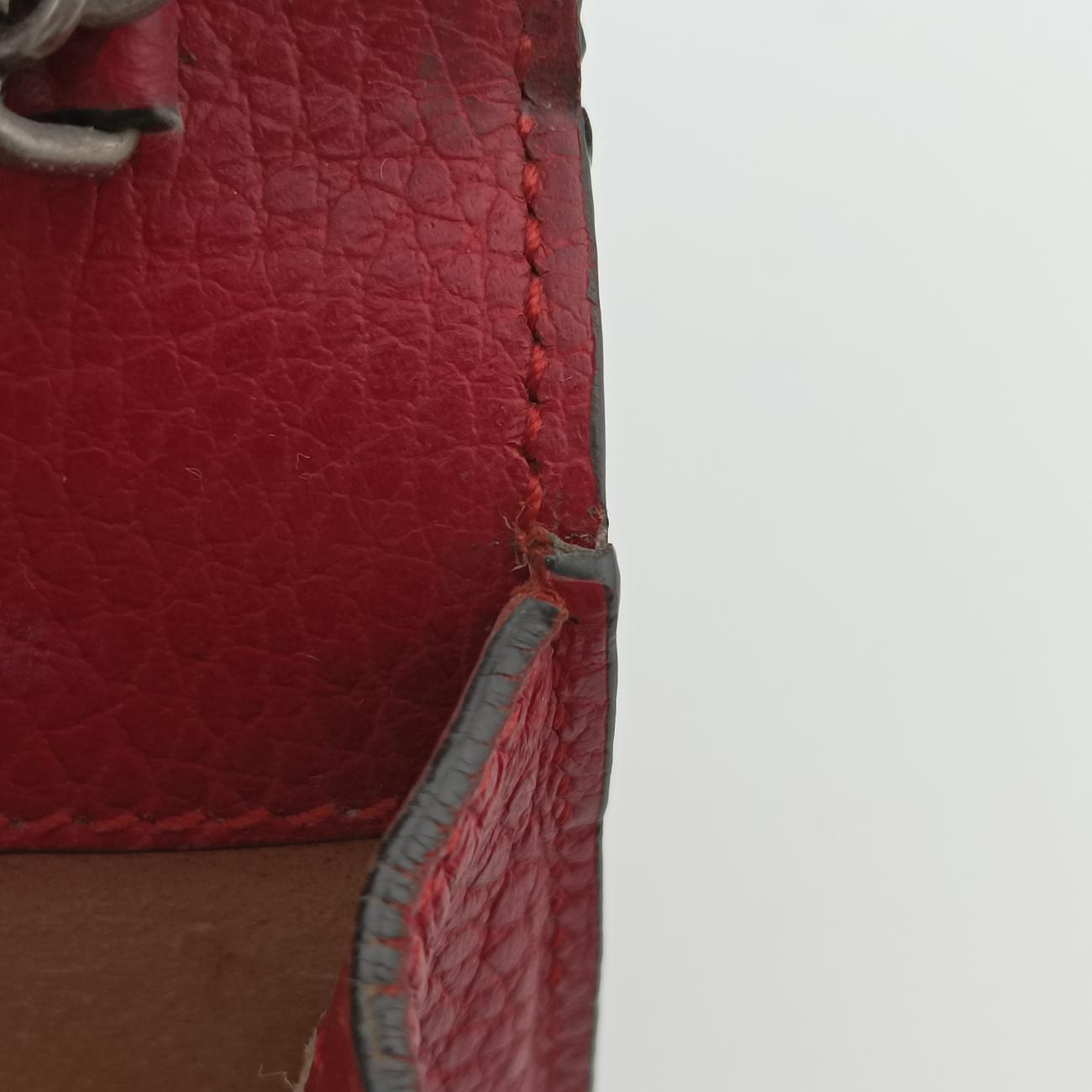 Pre-owned Gucci Dionysus Red Leather 476432 shoulderbag | stylenewstar