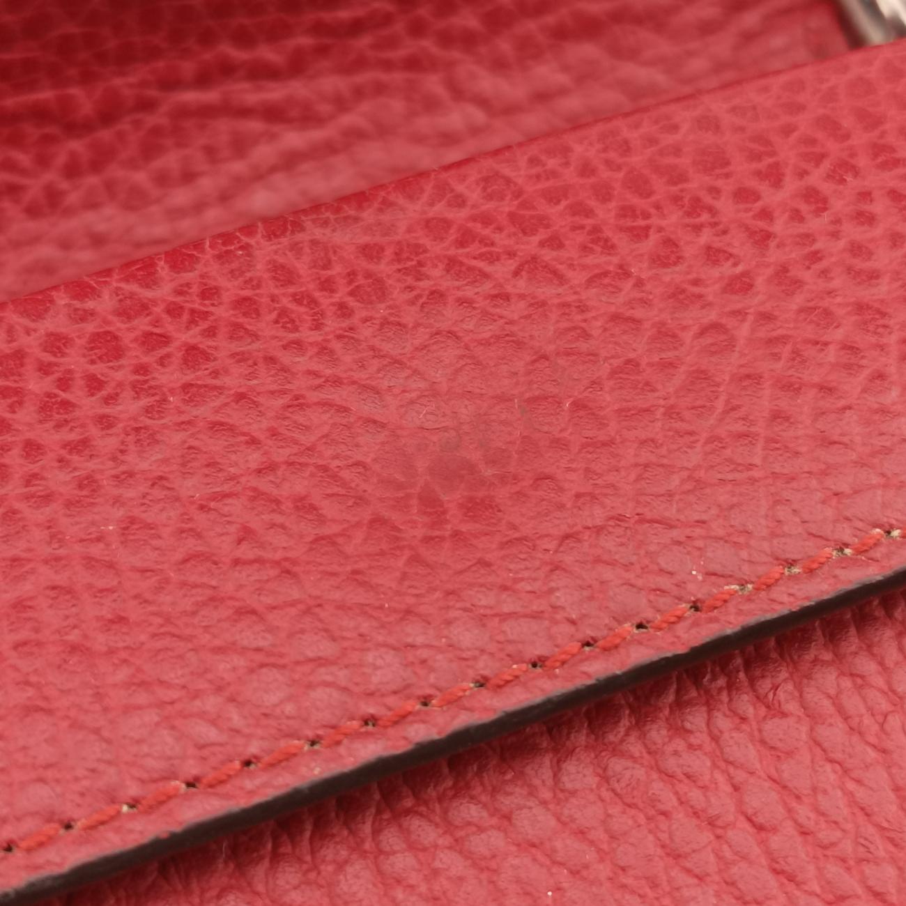 Pre-owned Gucci Dionysus Red Leather 476432 shoulderbag | stylenewstar