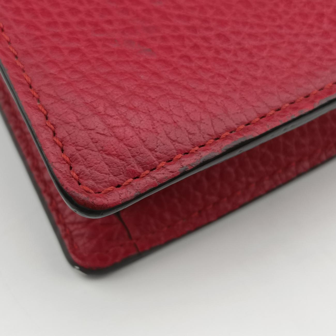 Pre-owned Gucci Dionysus Red Leather 476432 shoulderbag | stylenewstar