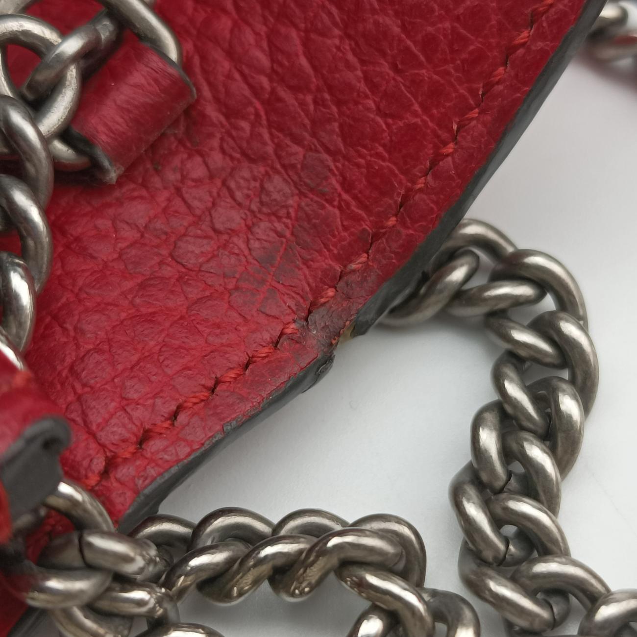 Pre-owned Gucci Dionysus Red Leather 476432 shoulderbag | stylenewstar