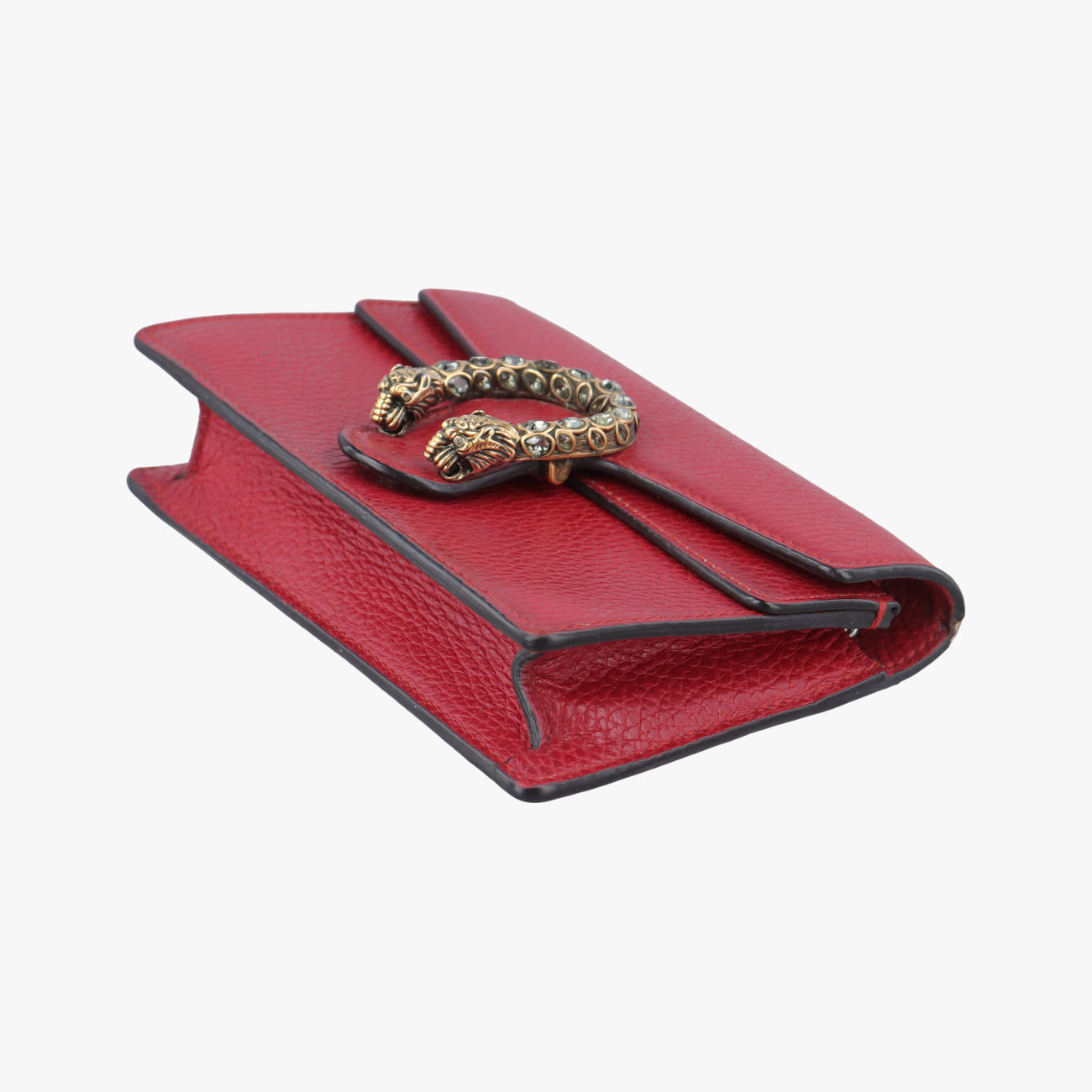 Pre-owned Gucci Dionysus Red Leather 476432 shoulderbag | stylenewstar