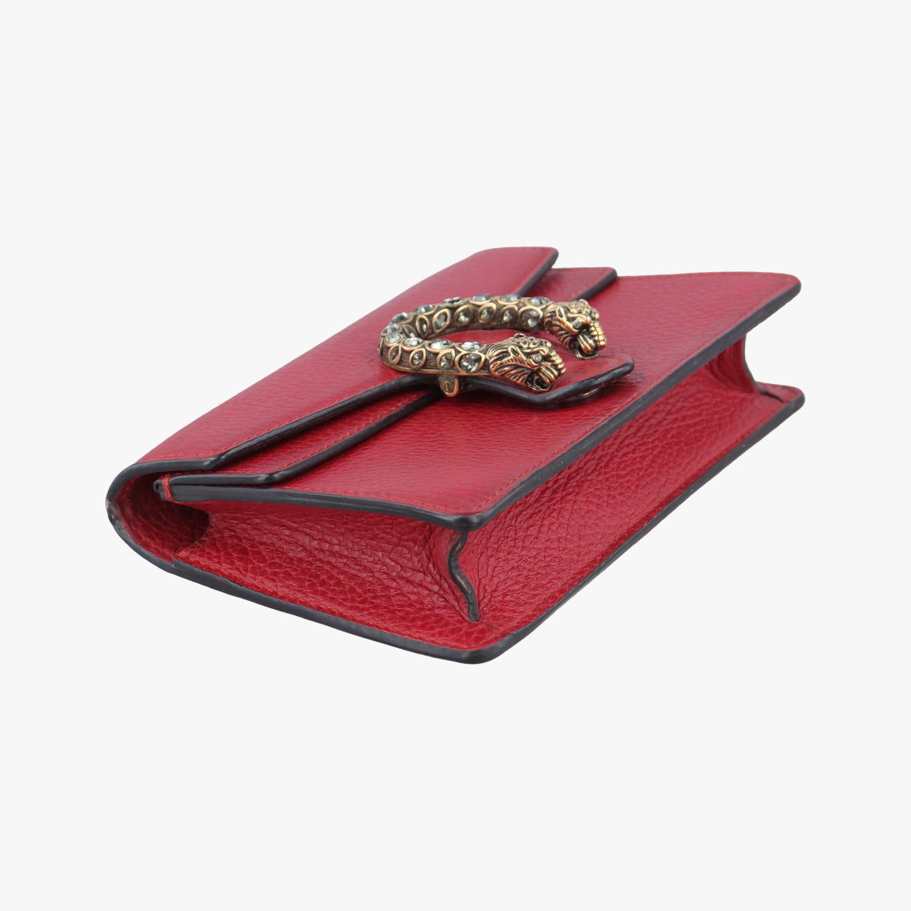 Pre-owned Gucci Dionysus Red Leather 476432 shoulderbag | stylenewstar