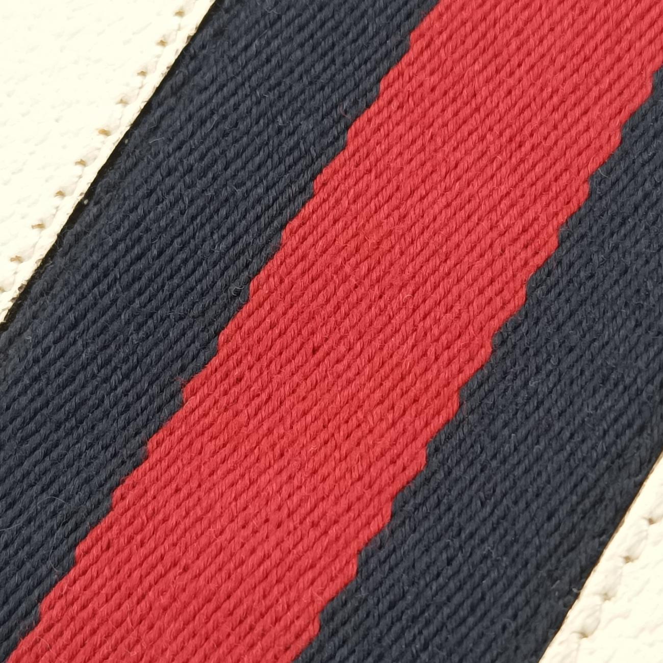 Secondhand Gucci Ophidia White×Navy×Red Leather 499621 shoulderbag | stylenewstar