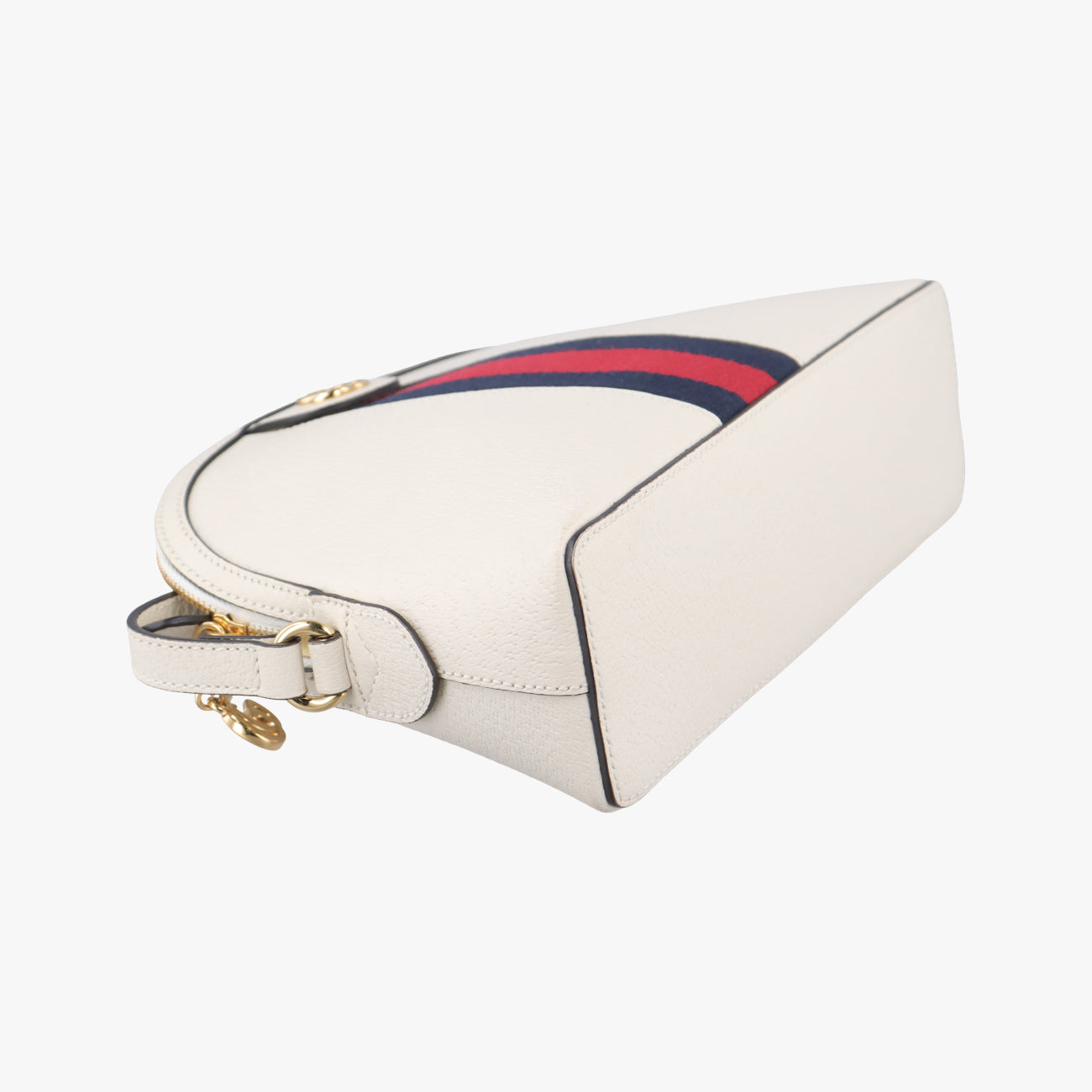 Secondhand Gucci Ophidia White×Navy×Red Leather 499621 shoulderbag | stylenewstar