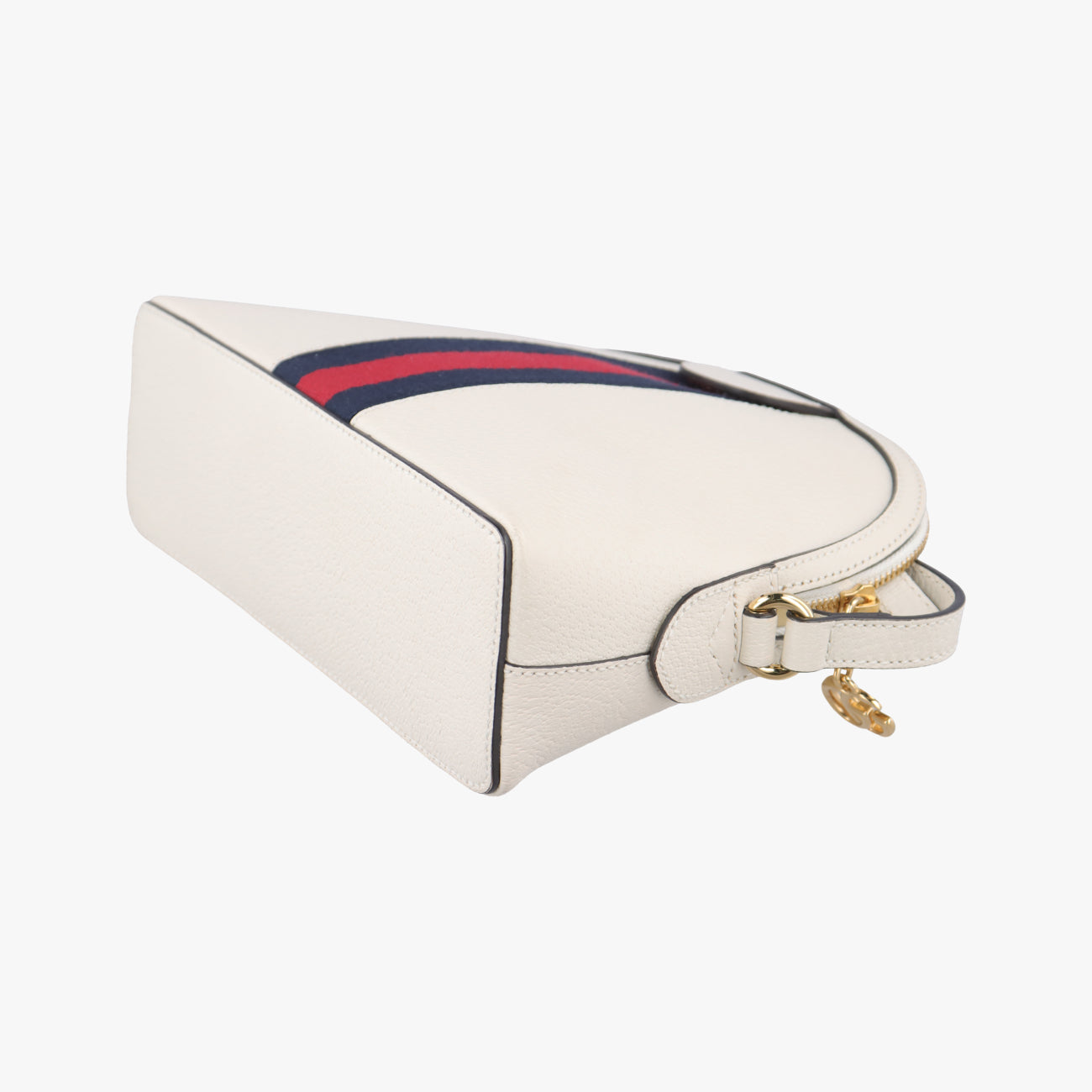 Secondhand Gucci Ophidia White×Navy×Red Leather 499621 shoulderbag | stylenewstar