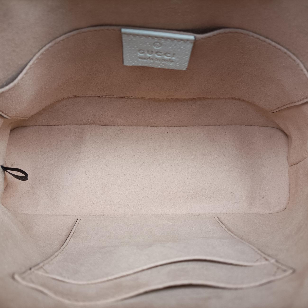 Secondhand Gucci Ophidia White×Navy×Red Leather 499621 shoulderbag | stylenewstar