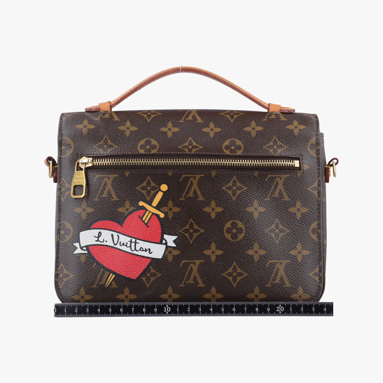 Pre-owned Louis Vuitton Pochette MéTIS MM Brown×multicolor Monogram Patches M43991 shoulderbag | stylenewstar