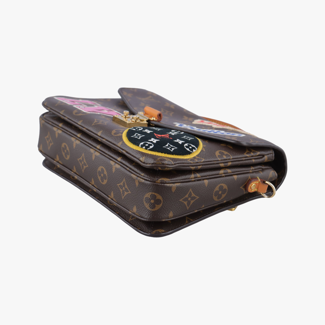 Pre-owned Louis Vuitton Pochette MéTIS MM Brown×multicolor Monogram Patches M43991 shoulderbag | stylenewstar