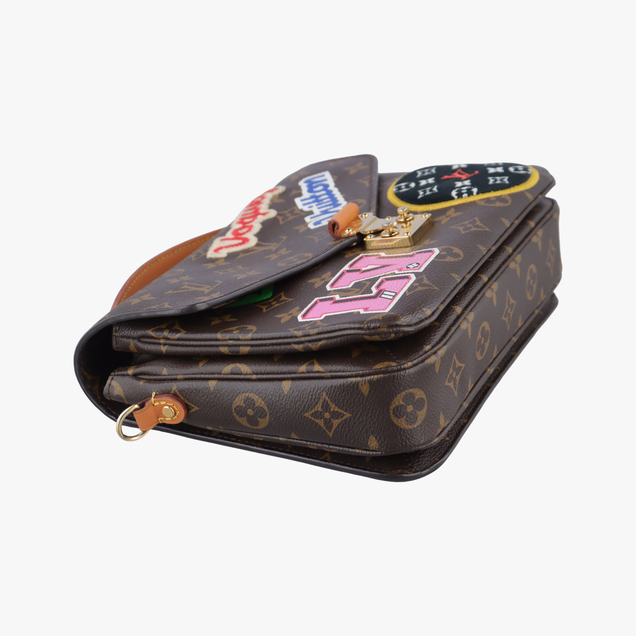 Pre-owned Louis Vuitton Pochette MéTIS MM Brown×multicolor Monogram Patches M43991 shoulderbag | stylenewstar