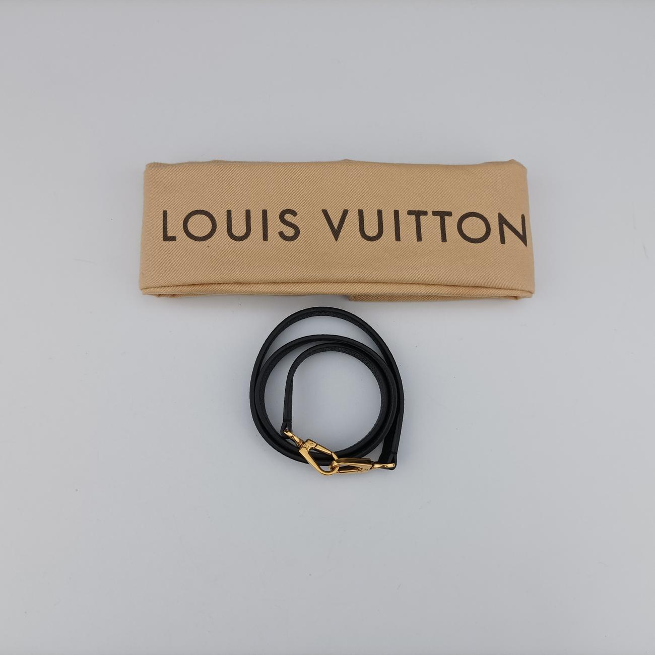 Pre-owned Louis Vuitton City Steamer MM Magnolia x Noir leather M53019 shoulderbag | stylenewstar