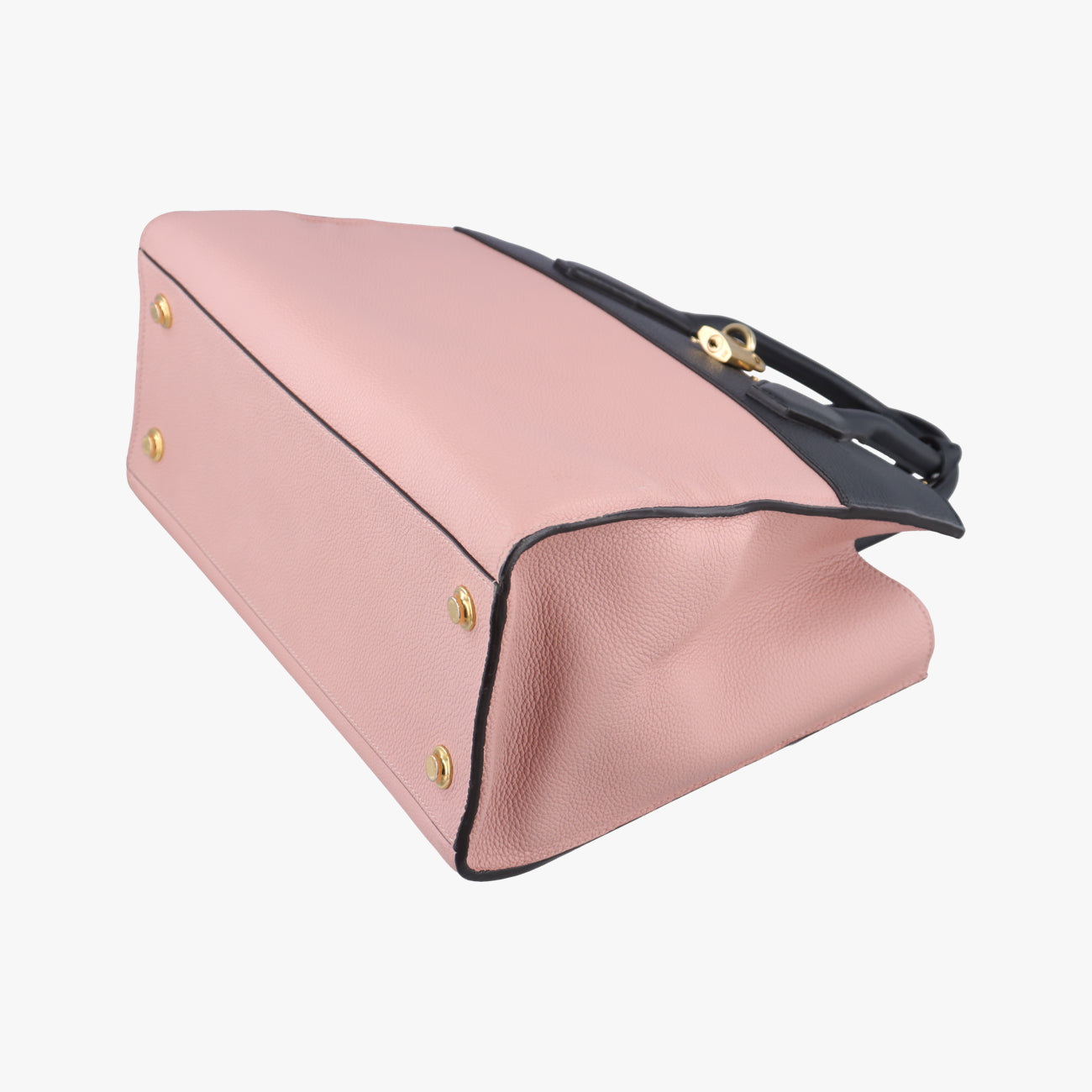 Pre-owned Louis Vuitton City Steamer MM Magnolia x Noir leather M53019 shoulderbag | stylenewstar