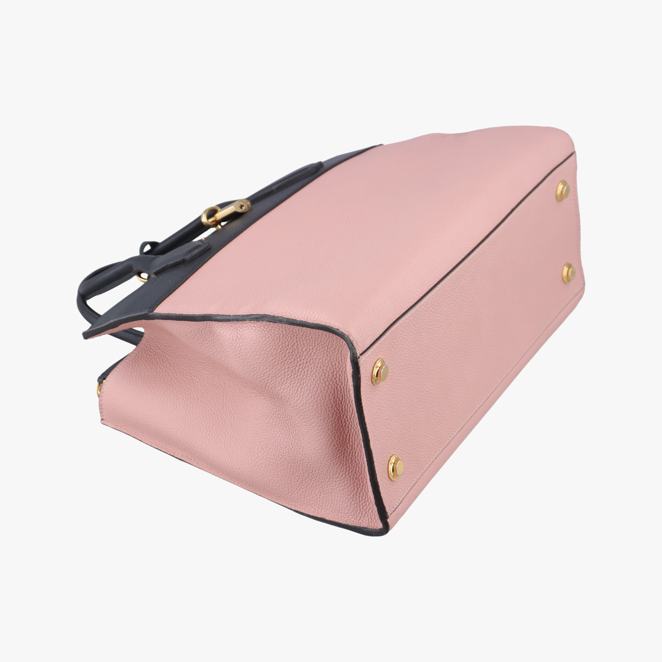 Pre-owned Louis Vuitton City Steamer MM Magnolia x Noir leather M53019 shoulderbag | stylenewstar