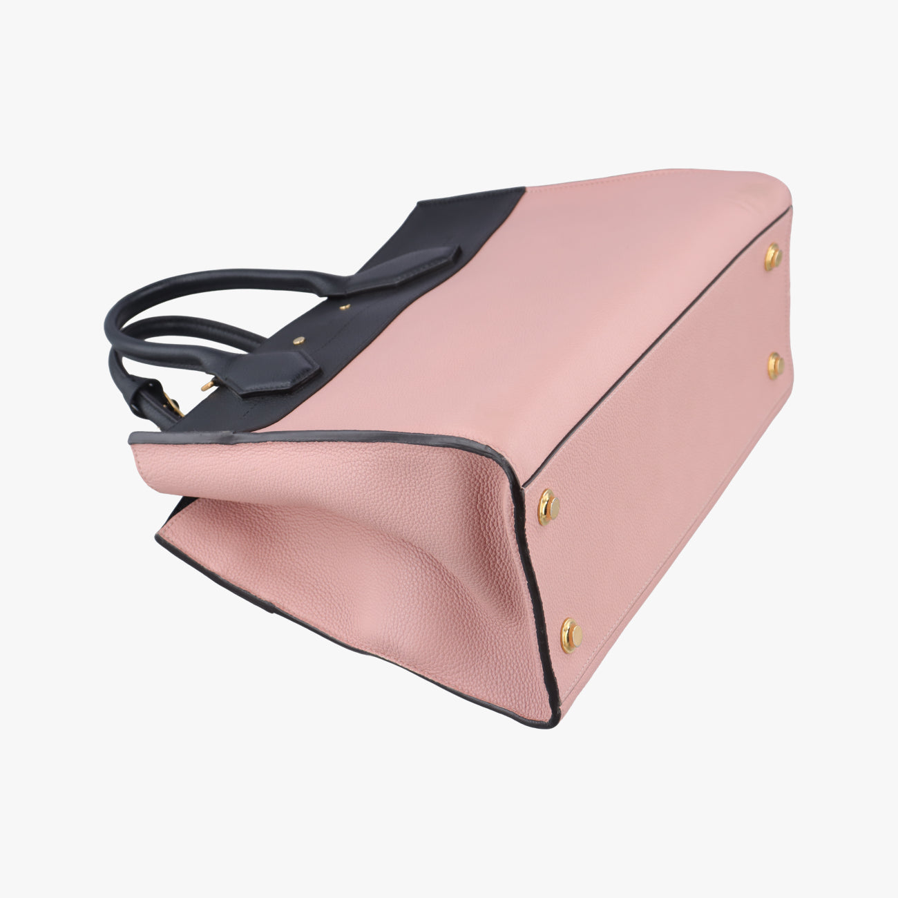 Pre-owned Louis Vuitton City Steamer MM Magnolia x Noir leather M53019 shoulderbag | stylenewstar