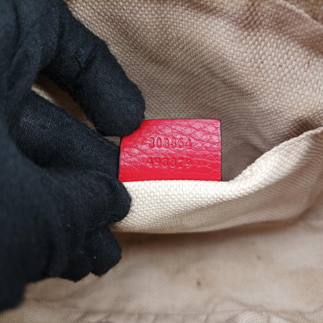 Secondhand Gucci Soho Red Leather 308364 shoulderbag | stylenewstar