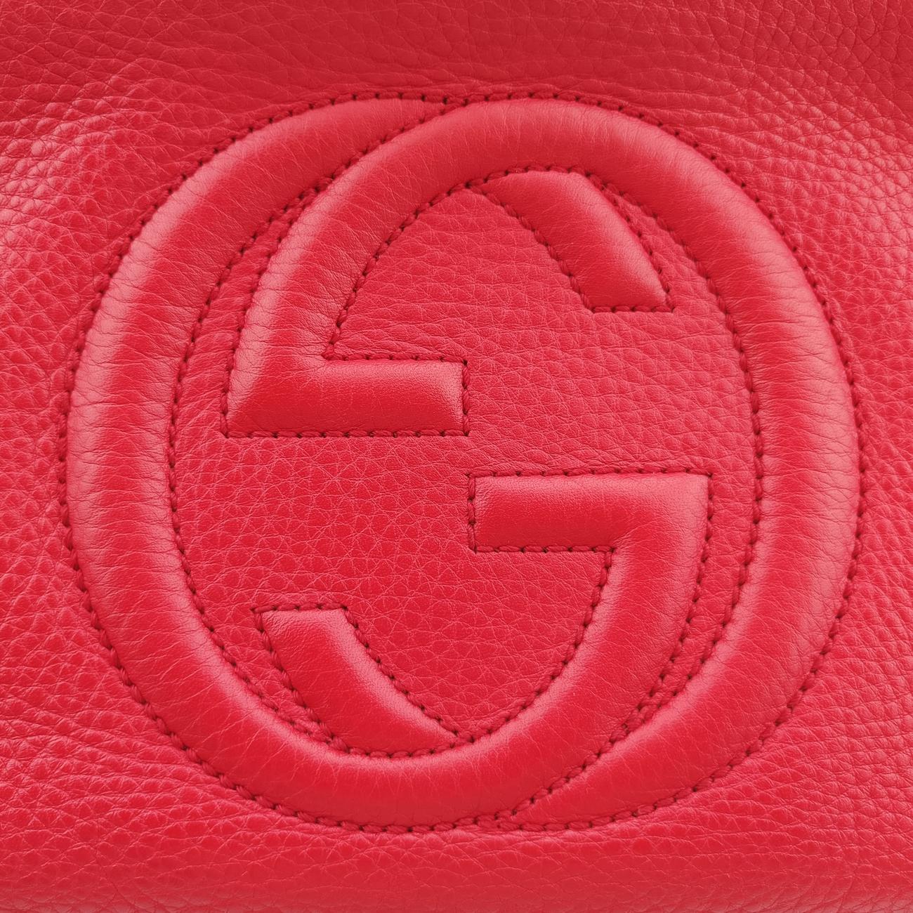 Secondhand Gucci Soho Red Leather 308364 shoulderbag | stylenewstar
